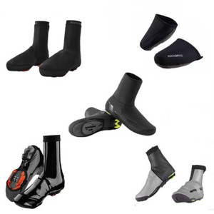 RockBros Cycling Shoe Covers Winter Warm Windproof Protector Overshoes Black