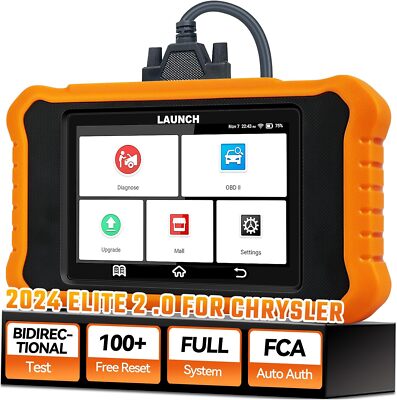 2024 LAUNCH X431 Creader Elite 2.0 OBD2 Diagnosegerät Für CHRYSLER/Jeep/Dodge 