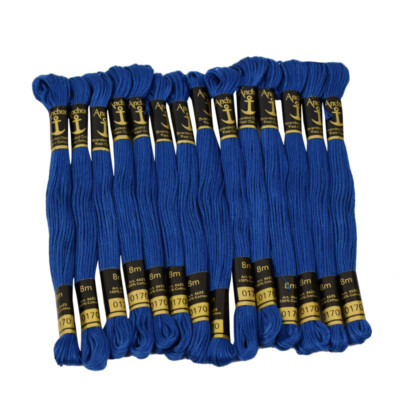 Anchor Threads Stitch Hand Cross Stranded Cotton Craft Sewing Knitting,25 Skeins