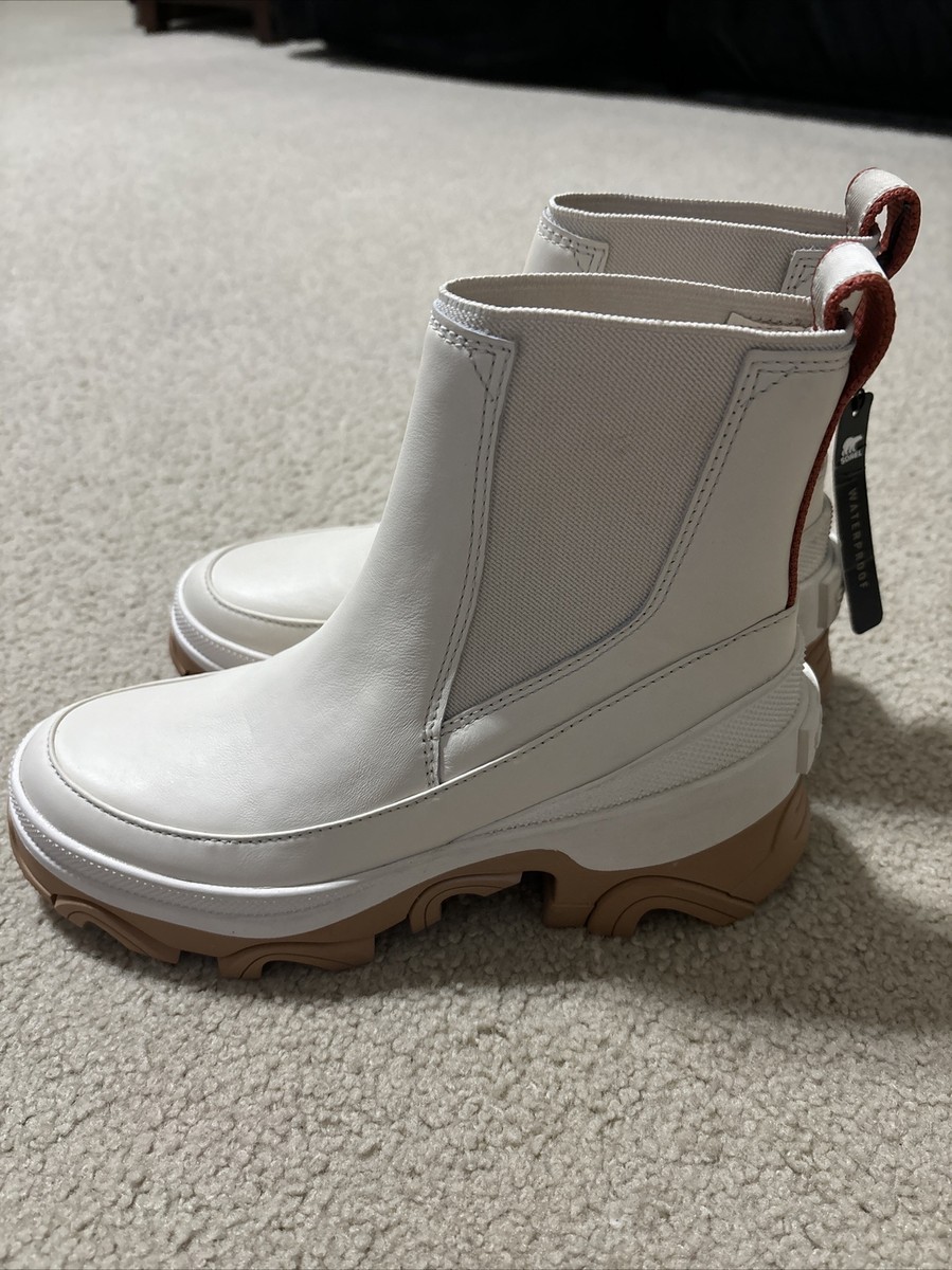New SOREL Women's Brex Chelsea Boot NL4303-120 in Natural, Sea