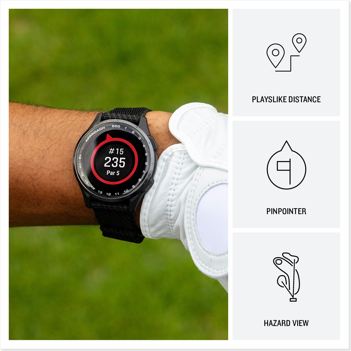 Garmin Approach S50 GPS Golf Smartwatch (Various Colors