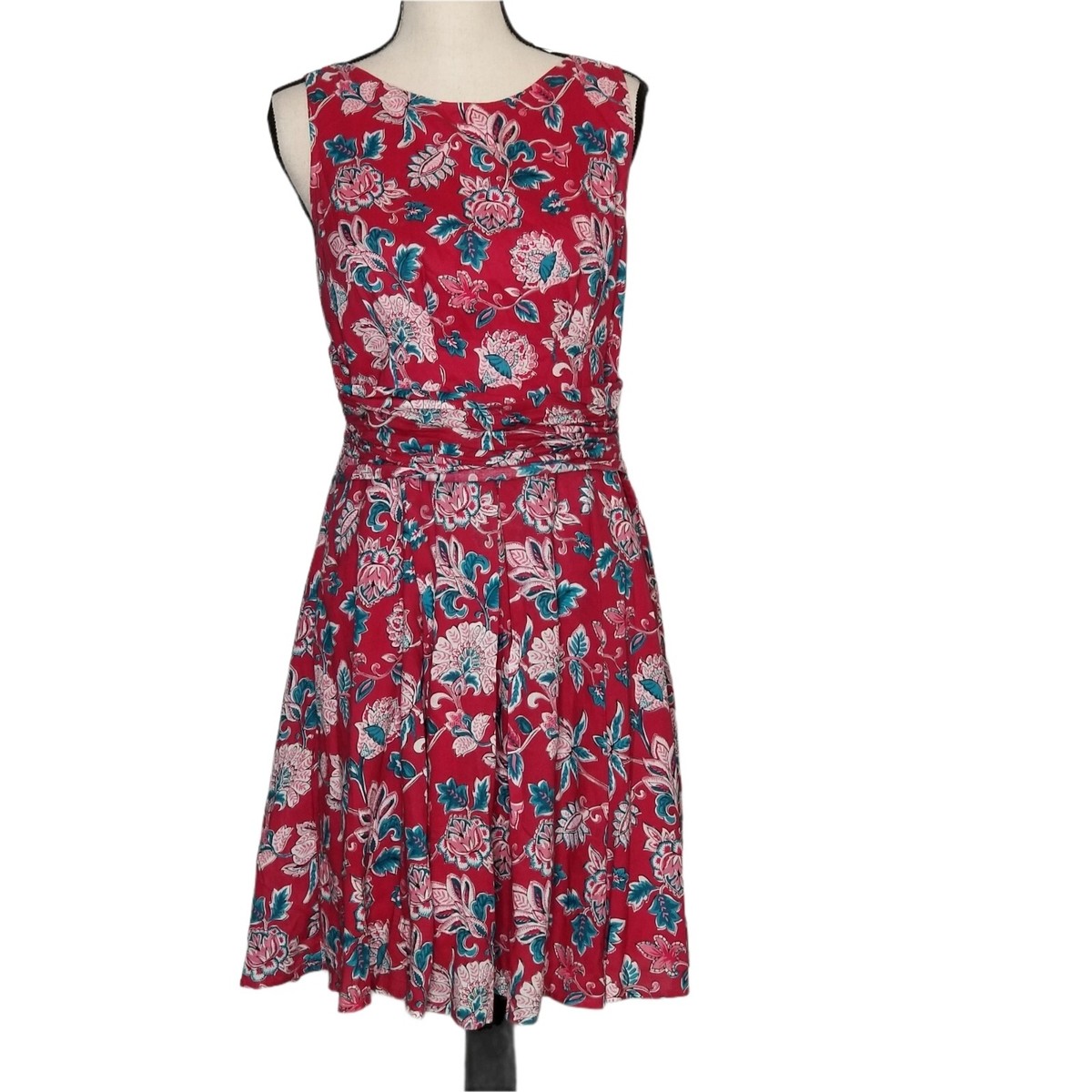 eshakti red dress Eshakti Fit and Flare Dress + a Giveaway