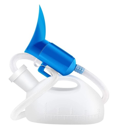 Men 2000Ml Portable Male Car Urinal Urine Pee Bottle Camping Travel + 1.6M Pipe eBay