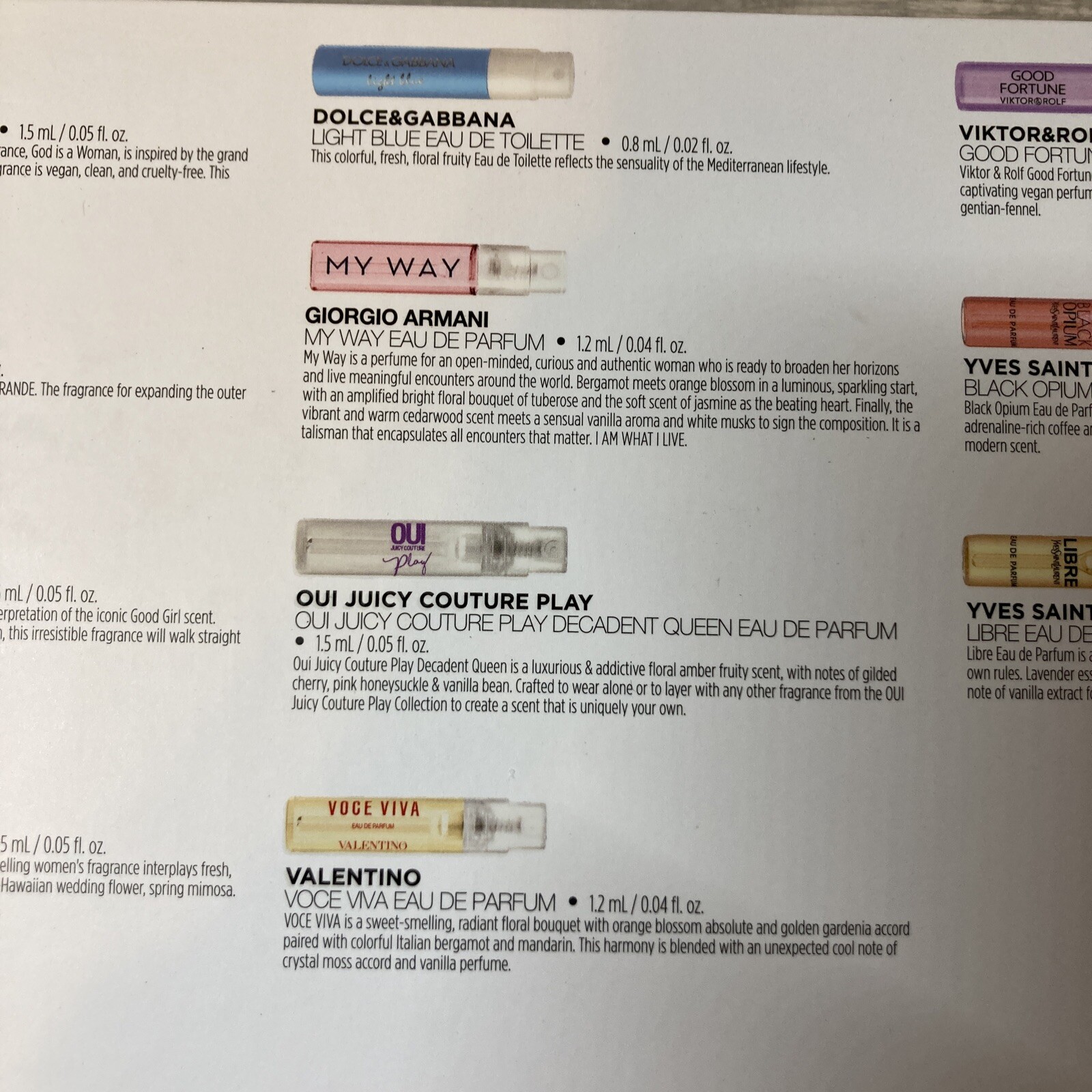 Ulta Fragrance Celebration 11 Piece Sampler Kit eBay