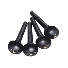 Violin Ebony Pegs Peg fit 3/4 Size String w/ Parisan Eye Pegs Hole Drilled