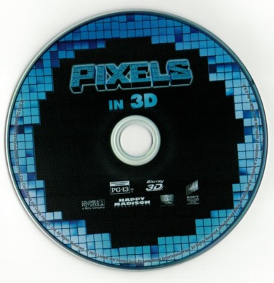Pixels 3D (3D Blu-ray disc) Adam Sandler, Kevin James