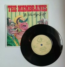 THE MEMBRANES - PIN STRIPE HYPE 7" E.P. INDIE 1982 
