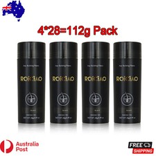 4Bottles Genuine ROICIAO Hair Loss Building Fibers 112g Keratin Concealer AD