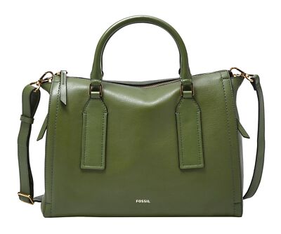 FOSSIL Parker Satchel Umhängetasche Handtasche Tasche Tarragon olivgrün Neu