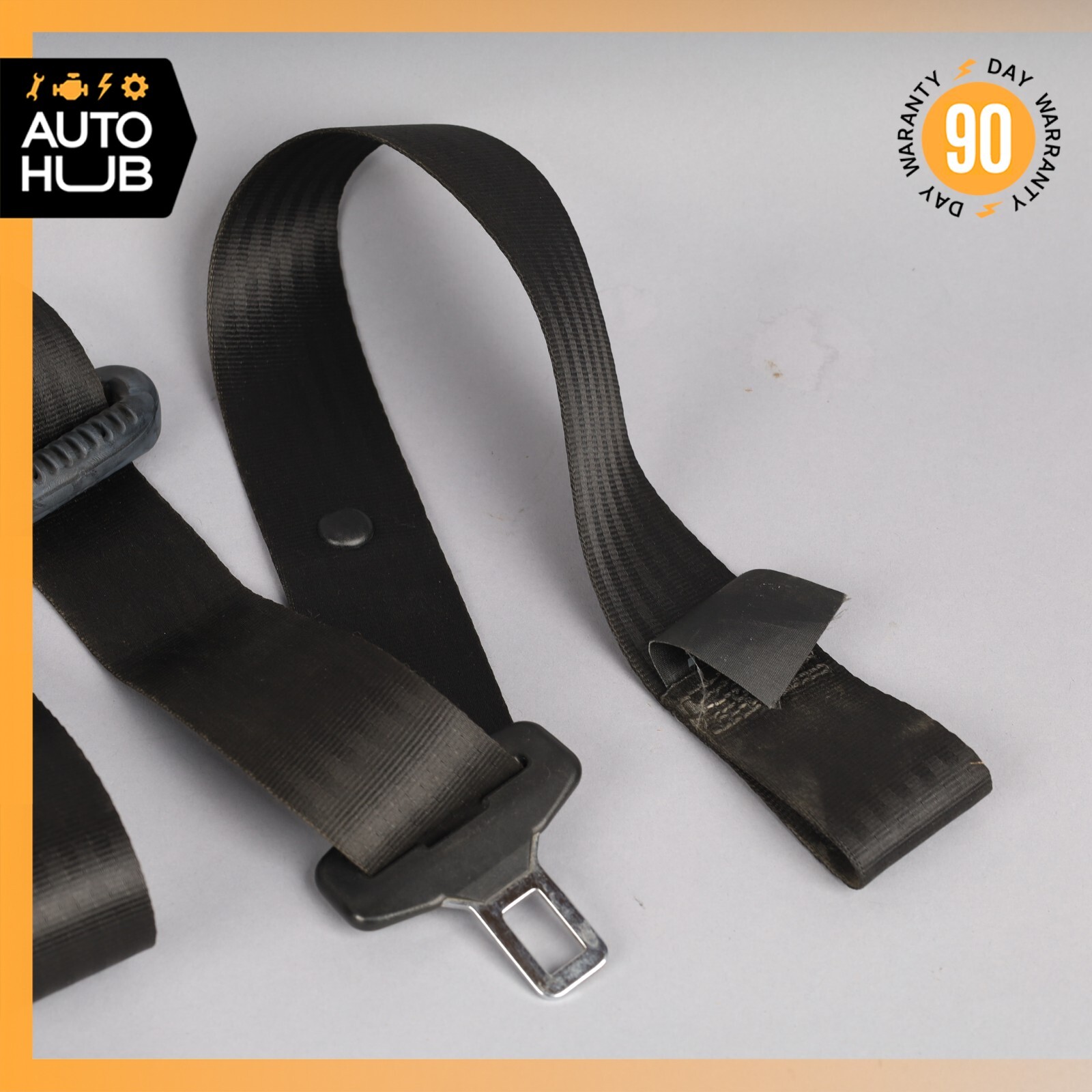 02-07 Maserati Coupe 4200 GT M138 Front Left Driver Side Seat Belt Black OEM