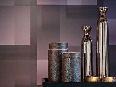 4,13  /qm / Vliestapete BN Loft 218431 Grafisch Muster Modern Aubergine