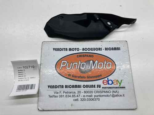 CARENA PANNELLO SERBATOIO DESTRO BENELLI BN 302 2017-2018-2019 ORIGINALE - Foto 2 di 5