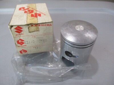 Kit Piston Et Segments Suzuki - TC100 TS100 GT185 (1973-1977) - 50mm - Fonte - Neuf Ancien Stock