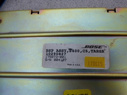 Chevrolet Corvette C5 Coupe Targa amplificador unidad de control BOSE amplifier 10290827 - Imagen 5 de 5