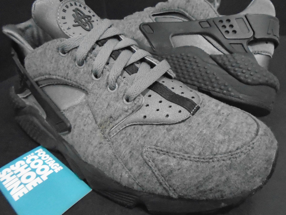 Grey Nike Air Huarache Fleece Men's Shoes Nike Air Huarache Run