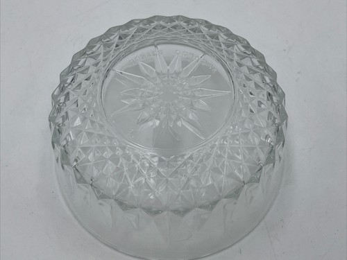 Vintage Arcoroc France Diamante Pattern Small Bowl 5” W X 2.5” T - Picture 8 of 10