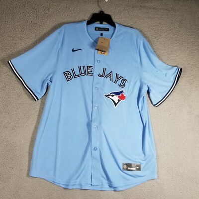 Toronto Blue Jays Nike Light Blue Alternate Limited Jersey Men XL T7LM-ODNM NWT