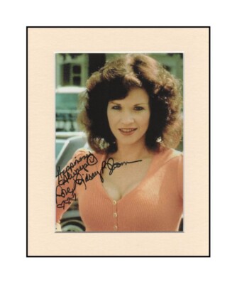 Lindsay Bloom Velda Mike Hammer Orig. Signiertes 10x8'' montiertes Autogrammfoto & COA