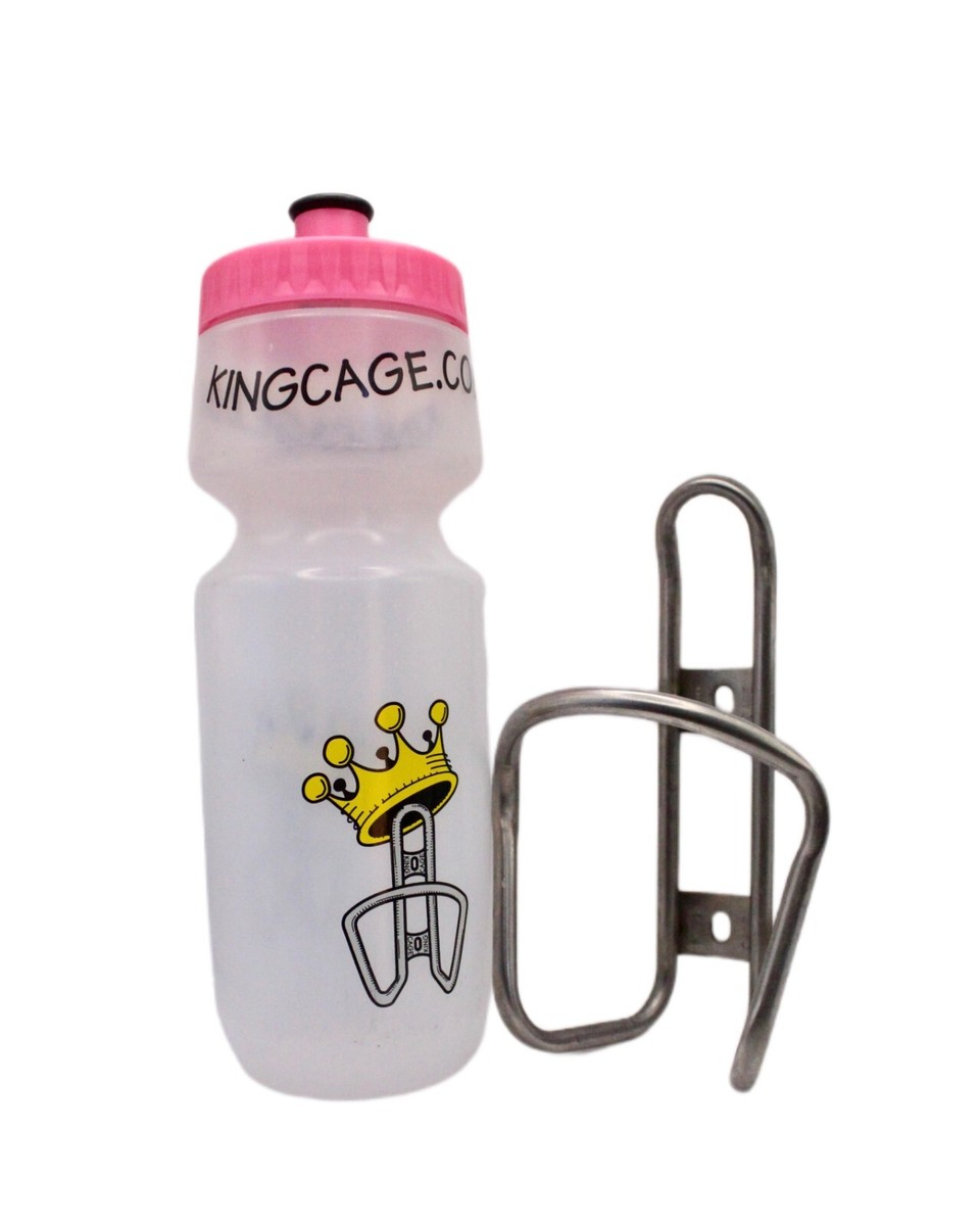 King Cage Titanium Bottle Cage + Water Bottle | eBay