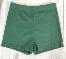 New Blush Mark Women's Green Casual Loose Ribbed Shorts Size Large NWOT A1908