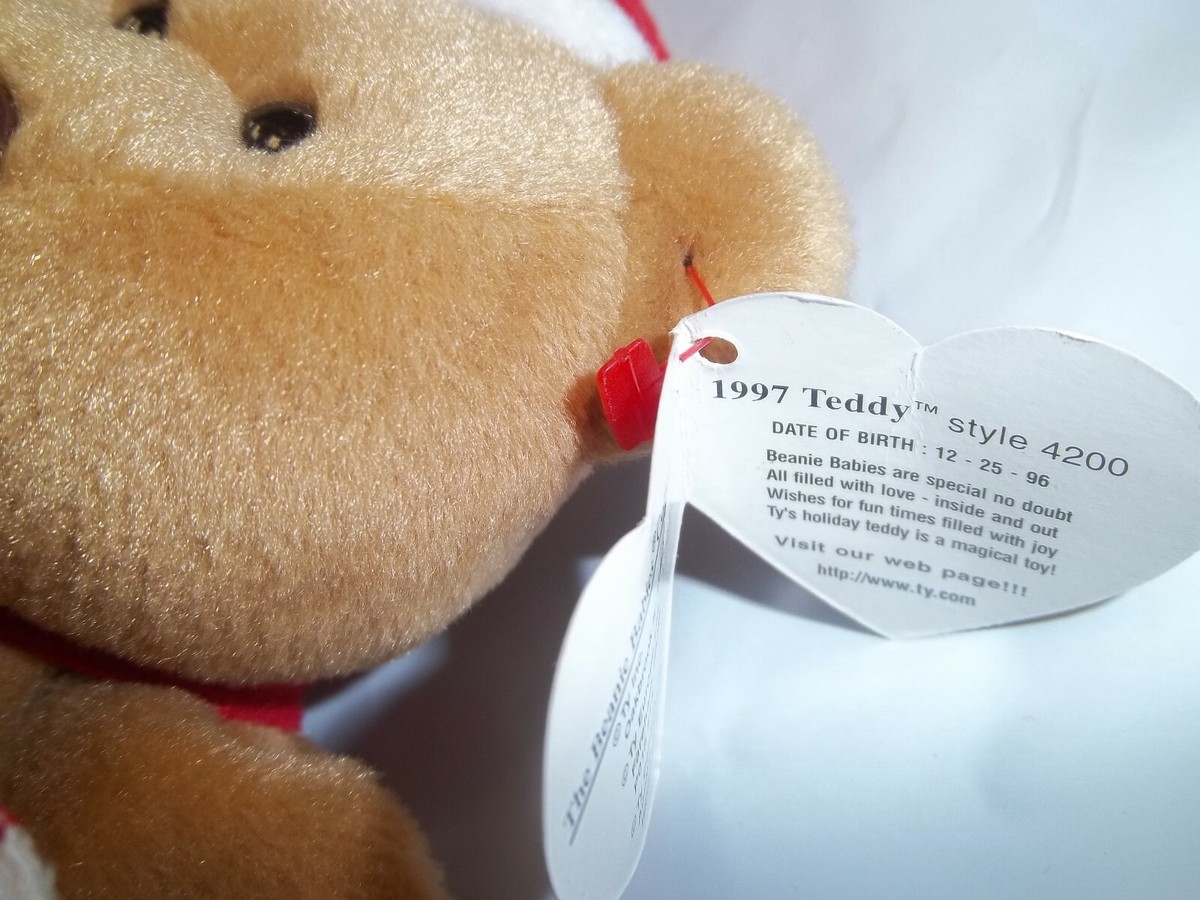 Ty 1997 Teddy Style 4200 Beanie Baby Bear 1996 for sale online