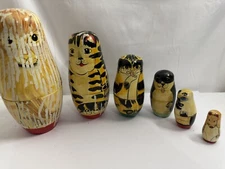 Animals Nesting Dolls Set of 6