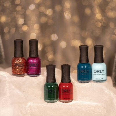 Orly Holiday 2023 ''Twas The Night'' Collection .6 oz Nail Lacquer Full 6pcs