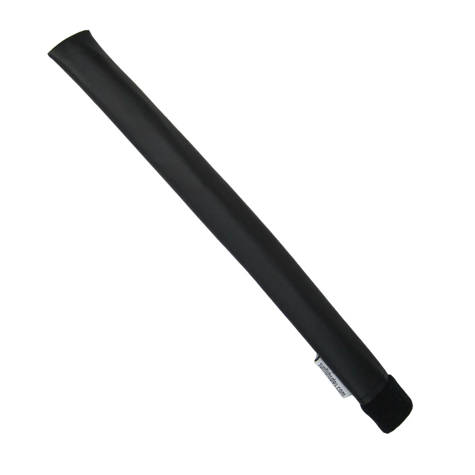 Sunfish Hand made black leather alignment stick cover - FREE SHIPPING