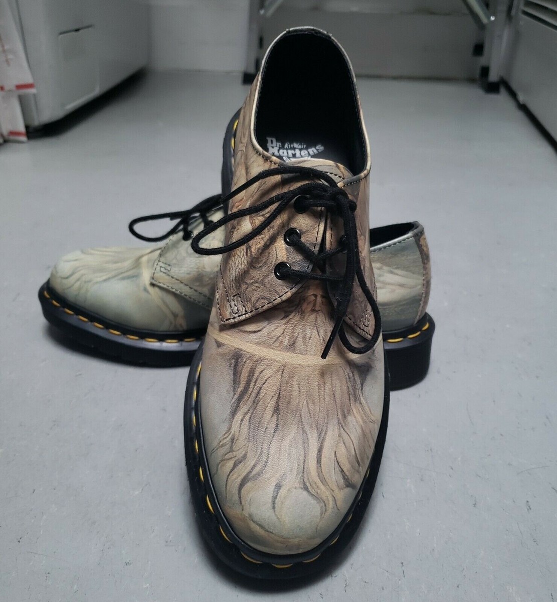 NEW DR MARTENS William Blake House of Death Satin Mans Sz 6 (Sz 5