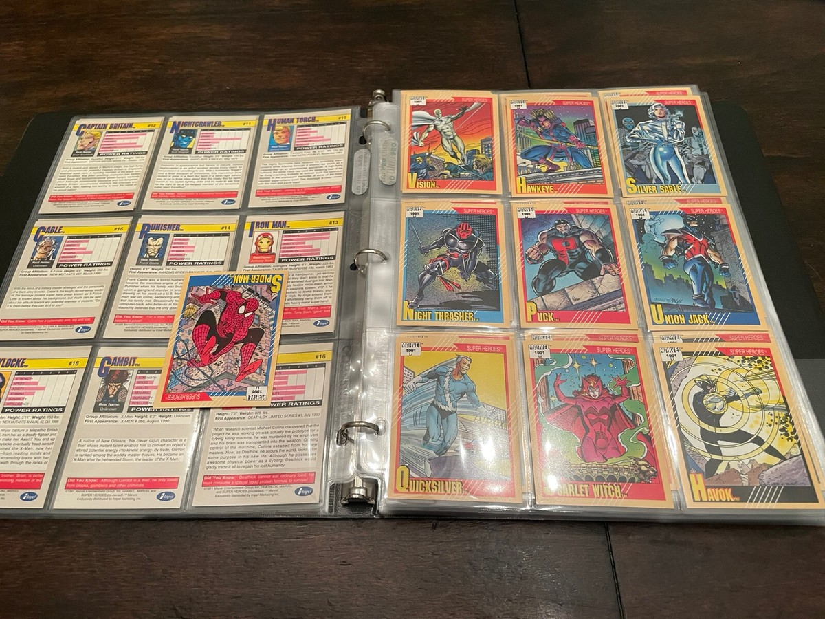 1991 Marvel Universe Series 2 Impel Trading Cards complete base