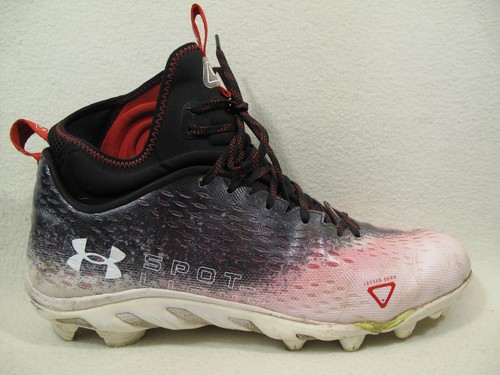 Under Armour Spotlight Fußballschuh Herren schwarz/rot Gr. 15 ~ Sport ~ Leichtathletik - Bild 10 von 23