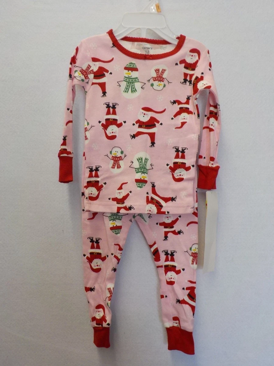 Carters pink christmas pajamas new arrivals