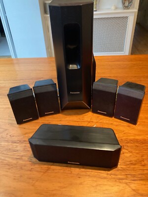 Stunning Panasonic home theatre surround sound system: subwoofer  speakers UK