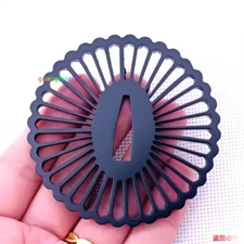 Japanese Iron Steel Tsuba Handguard Guard F Japan Sword Samurai Katana Accessory