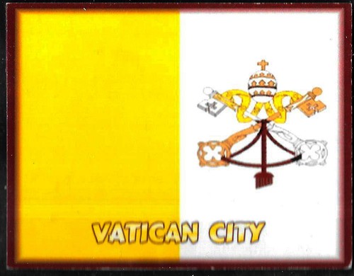 MAGNET REFRIGERATOR VATICAN CITY POPE FRANCIS ROME JOHN PAUL II CATHOLIC CHURCH