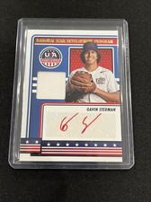 GAVIN STEDMAN #NTDP-GS 🔥 AUTO PATCH 🔥 2023 PANINI USA STARS AND STRIPES