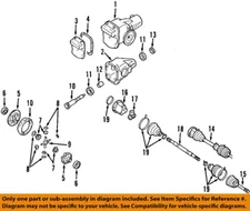 Used Differential Carrier Assembly fits: 1998 Nissan Frontier Front Axle 4 cylin