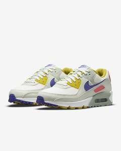 Дисконт-центр кроссовок с доставкой по всей России - Nike Air Max 90  Skyline grey-blue-black (Euro36-40)