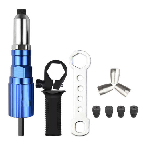 Electric Rivet Gun Adapter Blind Rivet Drill Converter Insert Tool - Picture 9 of 15