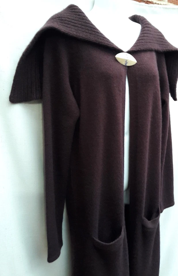 David Meister 100% кашемир отсутствует ремень сливы размер S лодыжки свитер женщин - Изображение 4 из 4