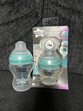 Tommee Tippee Advanced Anti Colic Heat Sensing 0 mo  Slow Flow 9 Oz New Paci