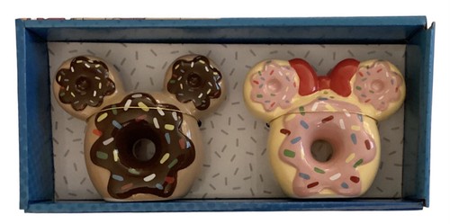 Disney Mickey/Minnie Mouse Donuts With Sprinkles Salt Pepper Shakers - Picture 1 of 6