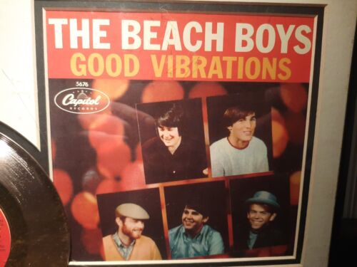 THE BEACH BOYS 24k gold plated 45 rpm record limited edition of 2500. 238/2500 - Foto 3 di 4