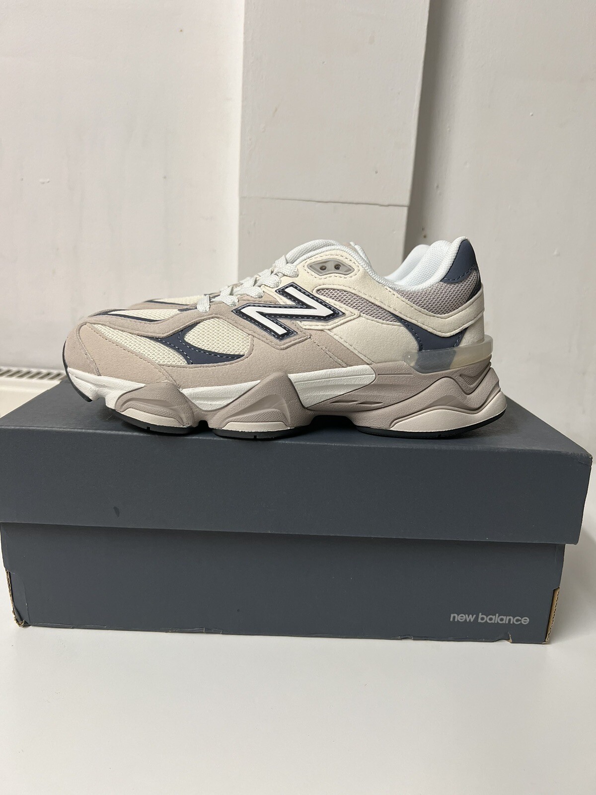 New Balance 9060 Moonrock Linen GS Uk 4.5 US 5 image 2