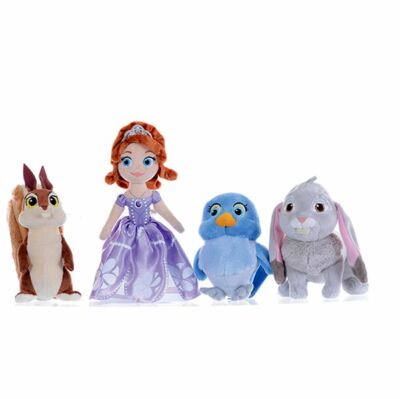 BRANDNEU DISNEY JUNIOR SOFIA DIE ERSTEN 8 ZOLL PLÜSCHTIER SOFIA PRINZESSIN