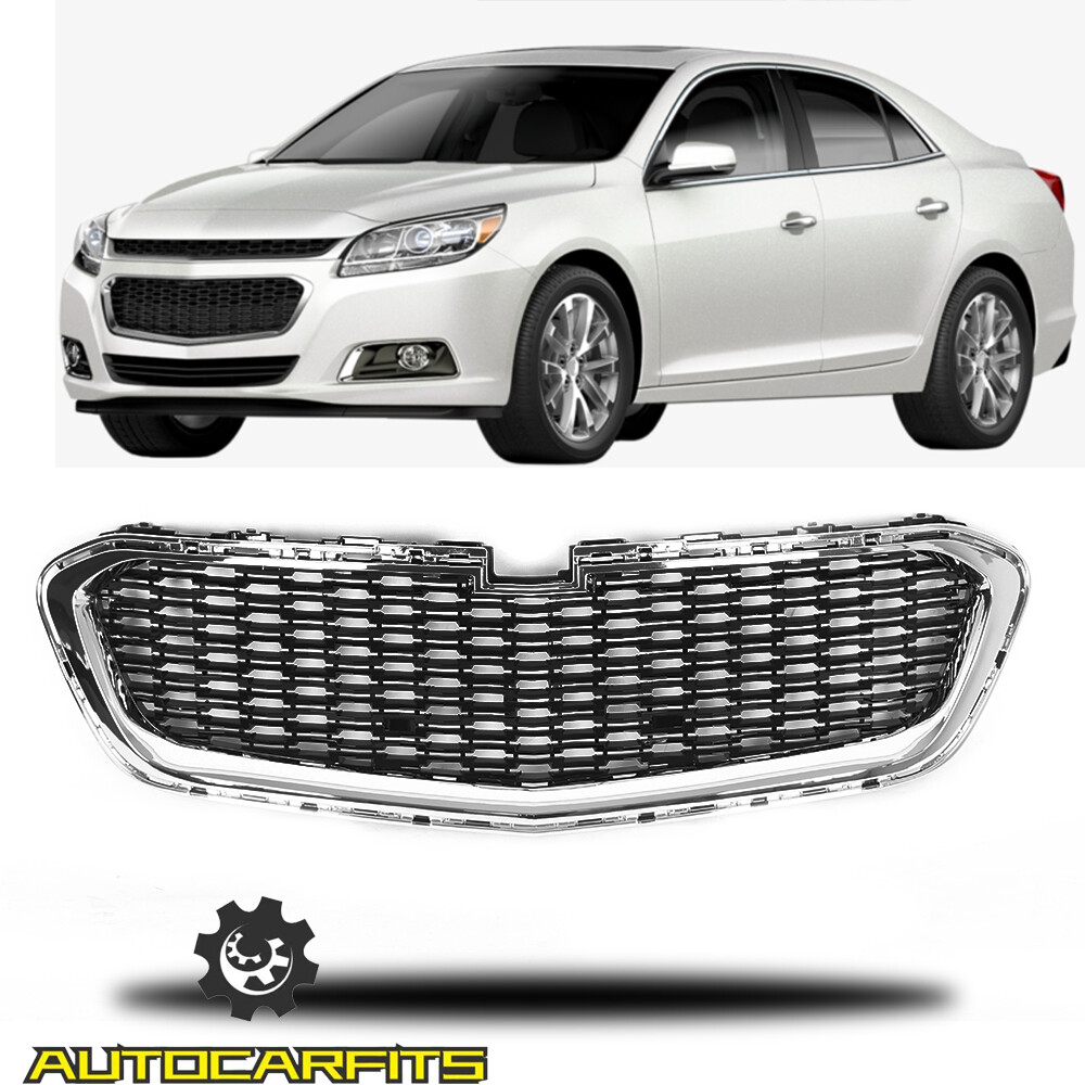 For 2014 2015 Chevrolet Chevy Malibu Front Bumper Grills Fog Light Cov