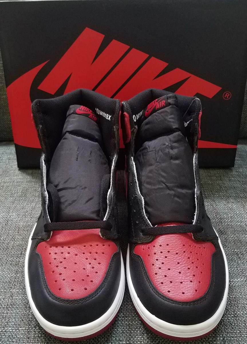 Nike Air Jordan 1 Retro High OG Bred BANNED 2016 US10 Brand