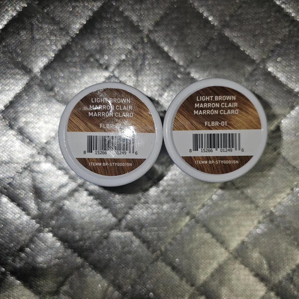 Bosley MD BOS Volumize Hair Thickening Fibers - Light Brown Lot Of 2 - Image 2 of 2