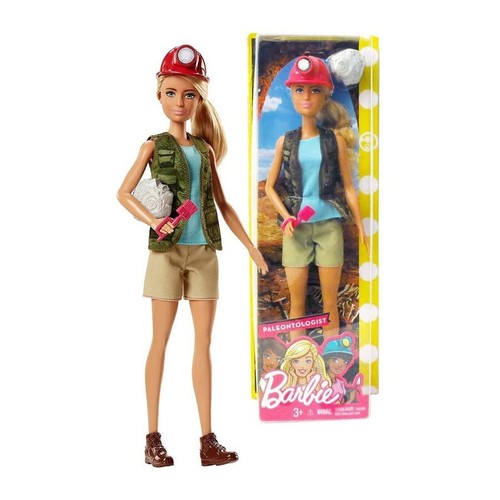Barbie you can be anything Paleontologist w/ fossil FJB12 NEW - Foto 5 di 5