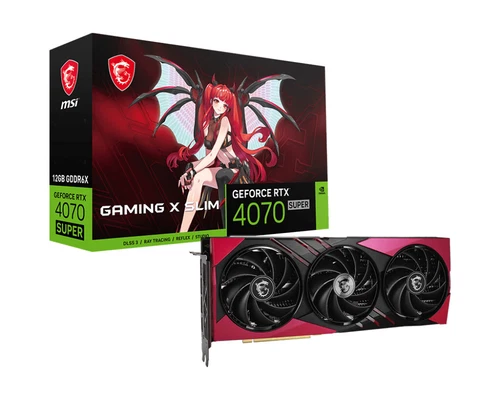 Origi MSI GeForce RTX 4070 SUPER 12G GAMING X SLIM MLG GDDR6X 192bit Grafikkarte